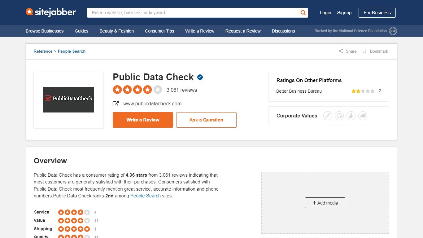 Public Data Check Reviews - 3,021 Reviews of ... - Sitejabber